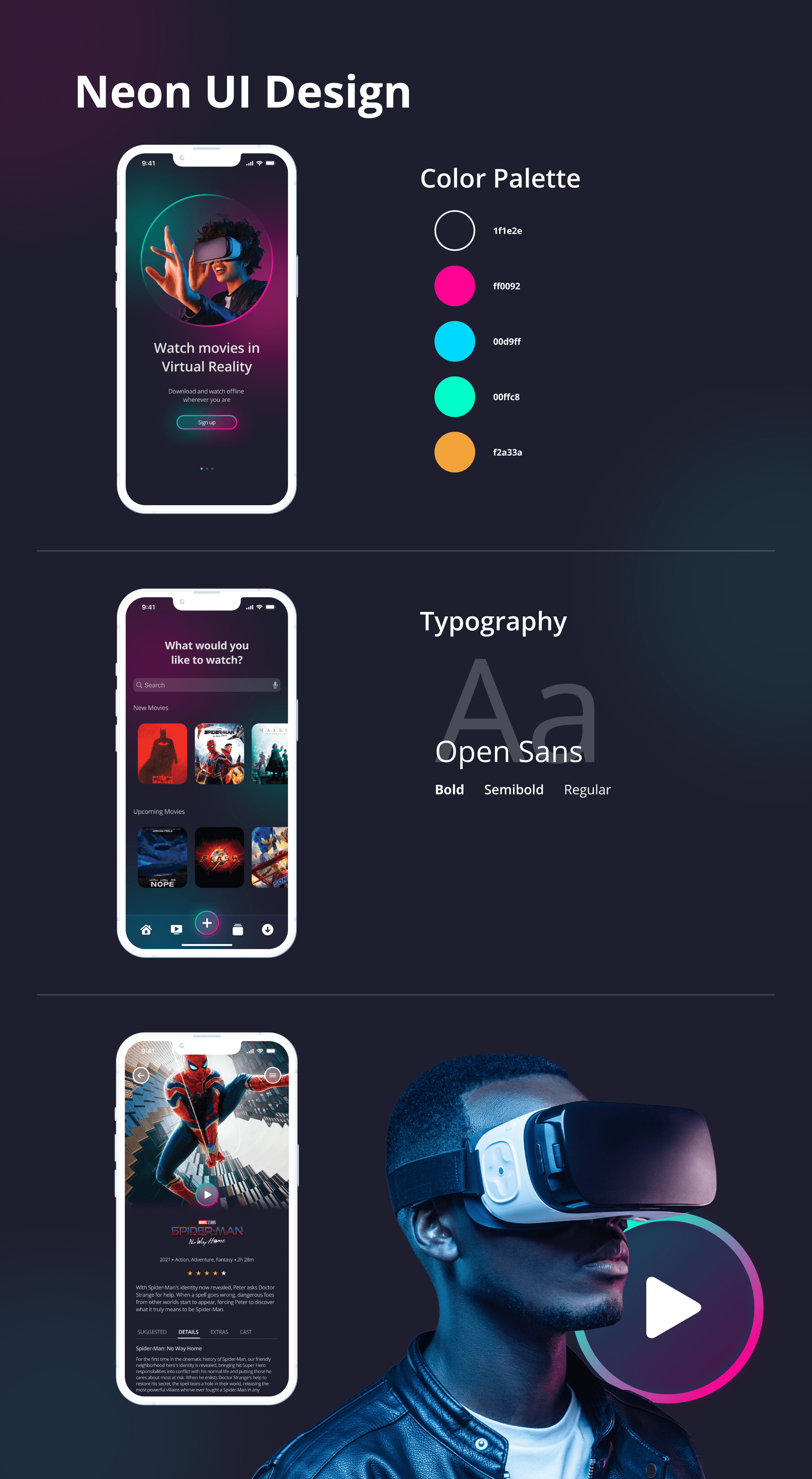 Neon UI Design Details