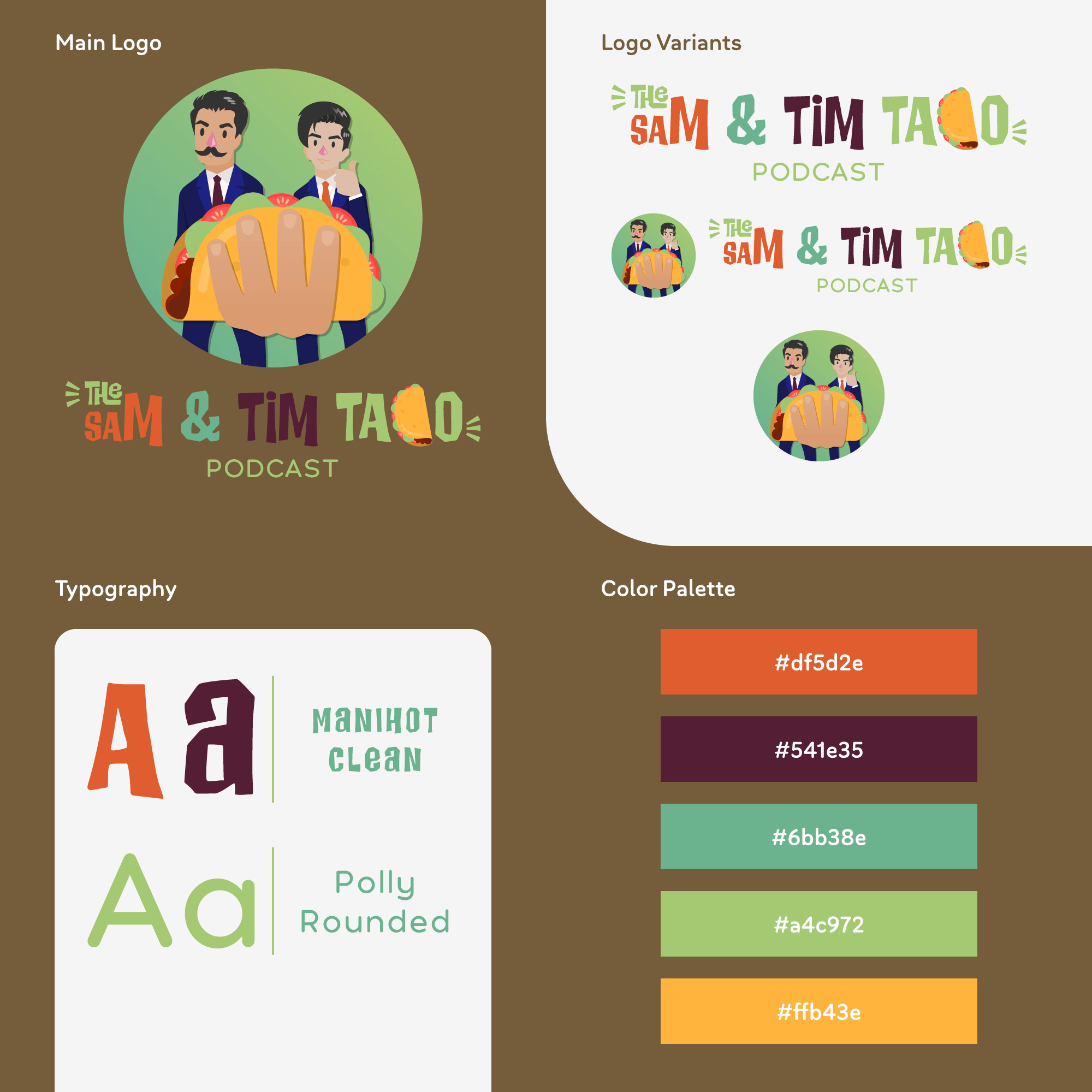 The Same and Tim Taco Podcast Logo